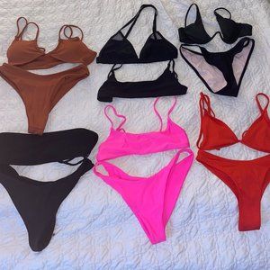 7 Shein Bikinis (Bundle)